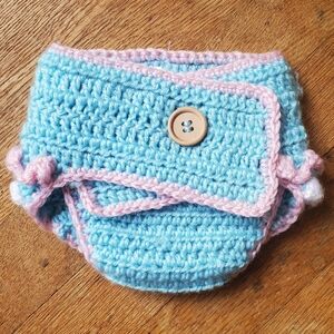 Crochet diaper cover
